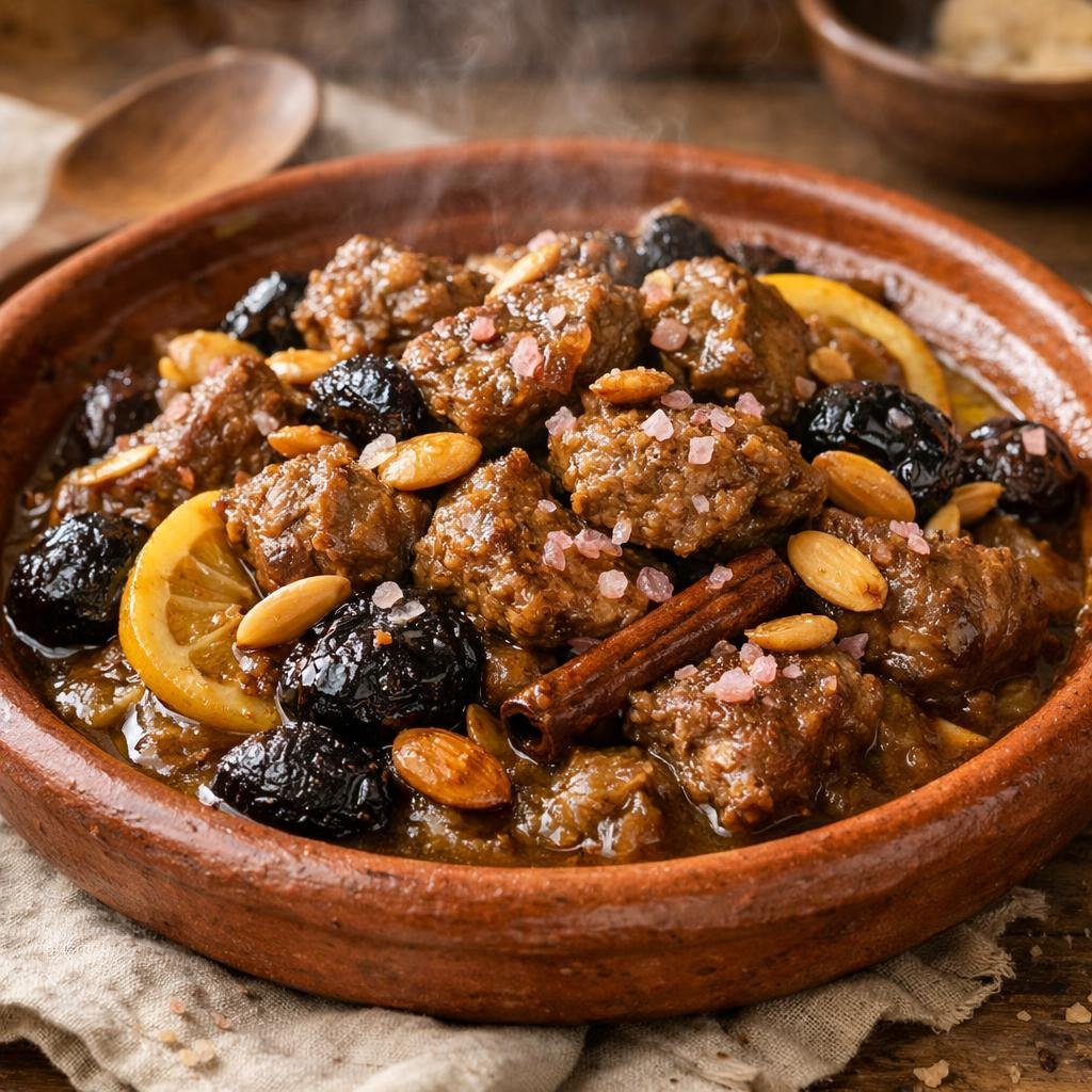 tajine d'agneau pruneaux