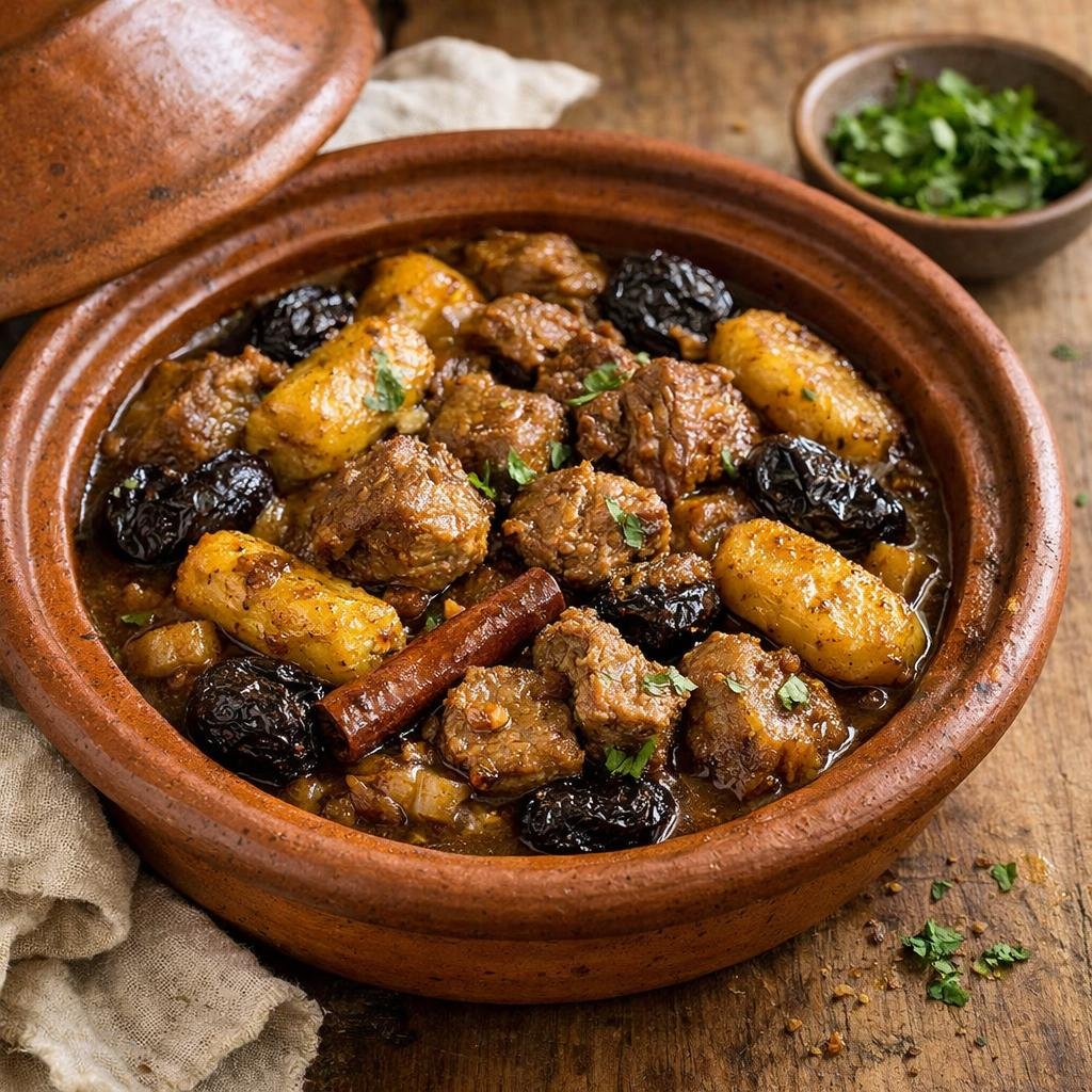 Tajine d'agneau banane