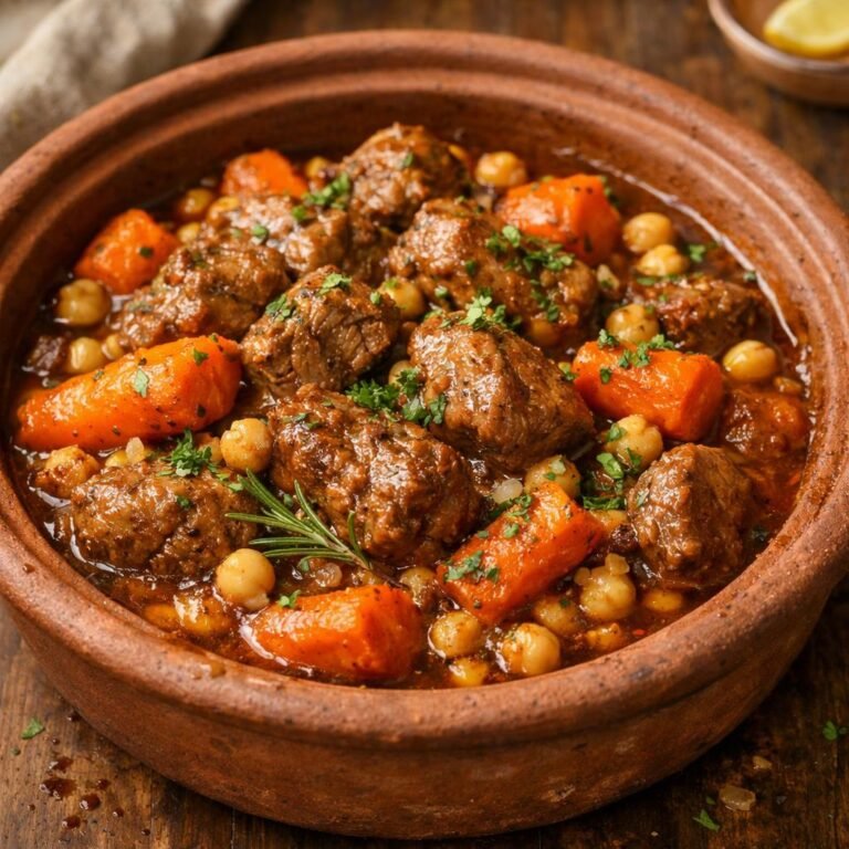 tajine d'agneau basque