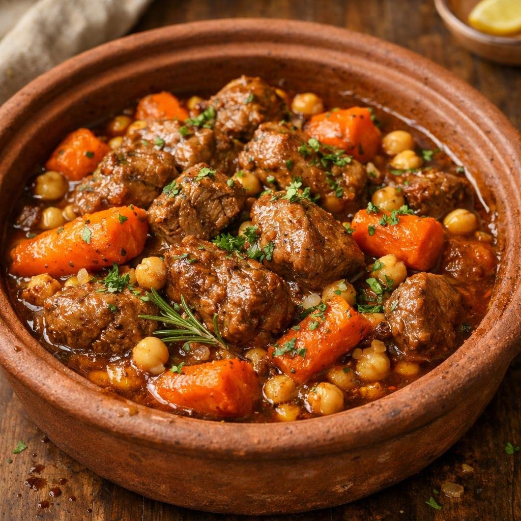 tajine d'agneau basque