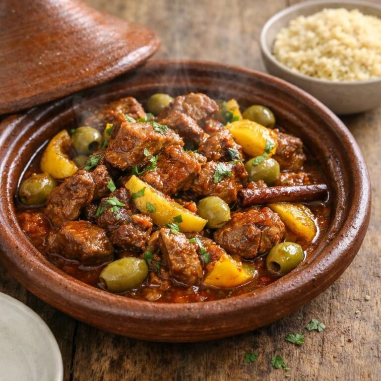tajine d'agneau citron
