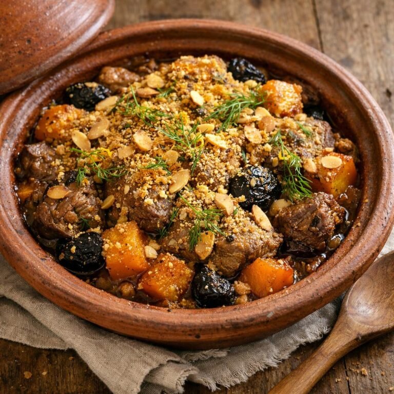Tajine d'agneau confit