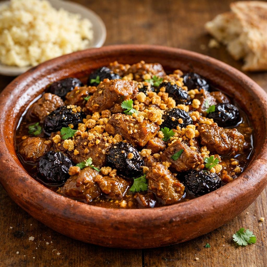 tajine d'agneau pruneaux