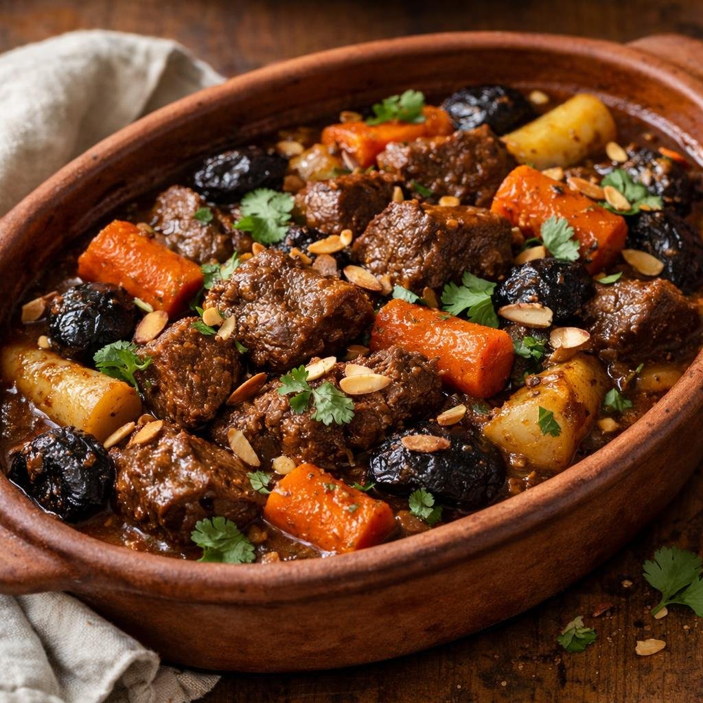 Tajine de boeuf au Baharat