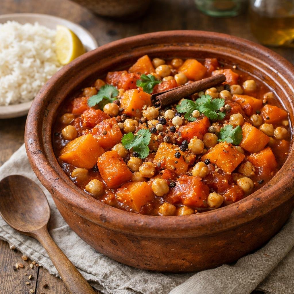 tajine légumes pois chiches