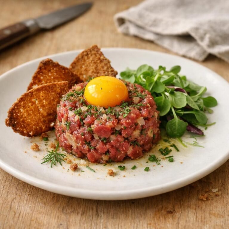 Tartare de bœuf au Poivre Timur