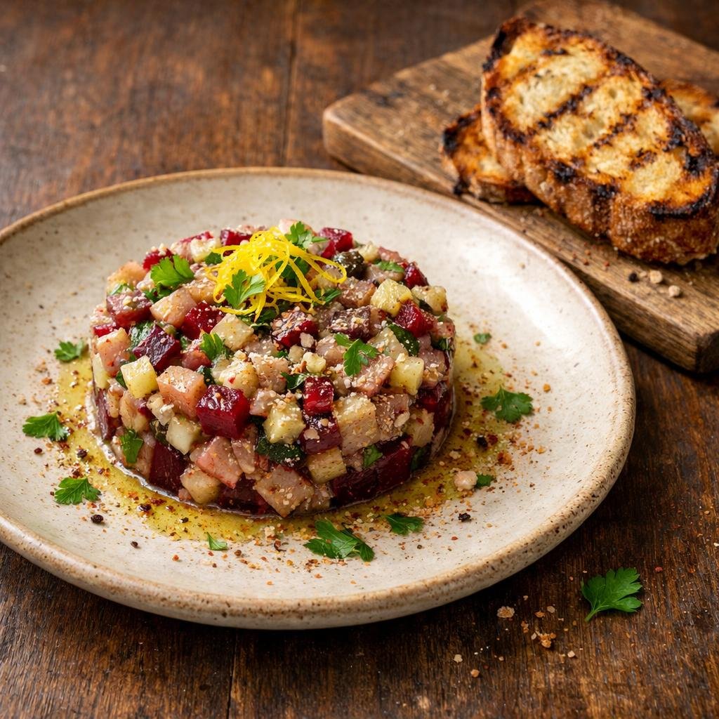 tartare de maquereau fumé