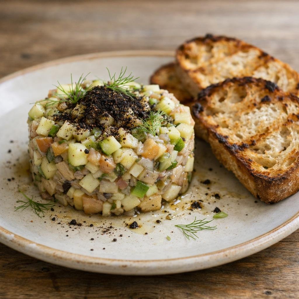 Tartare maquereau fumé