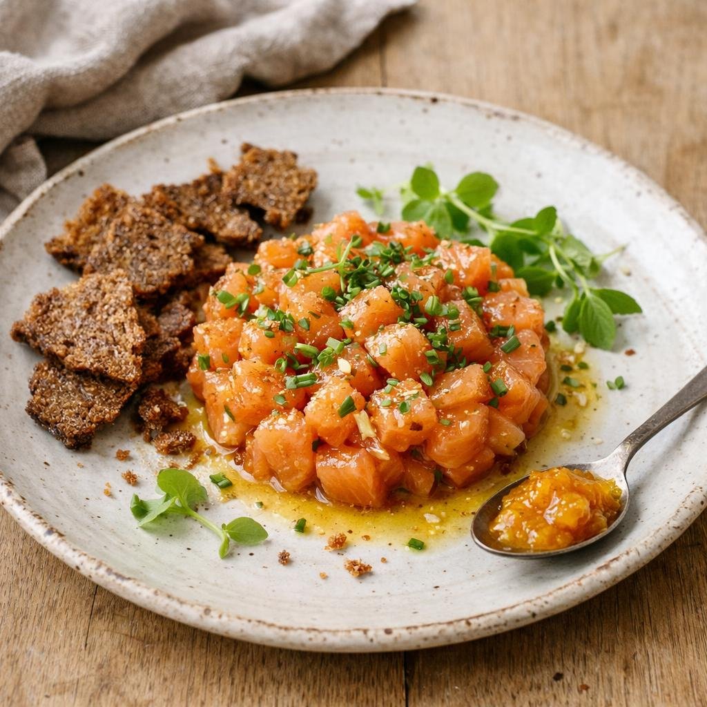 tartare de saumon