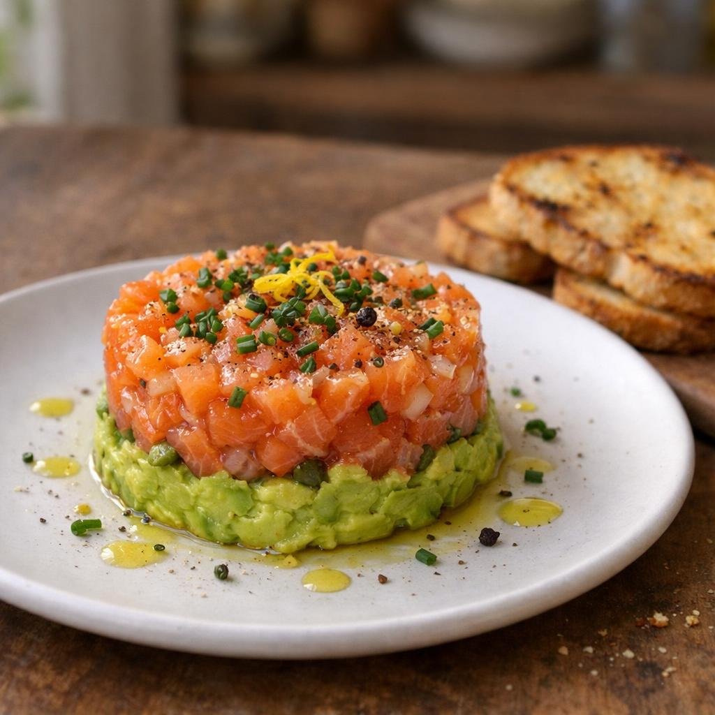 Tartare de saumon