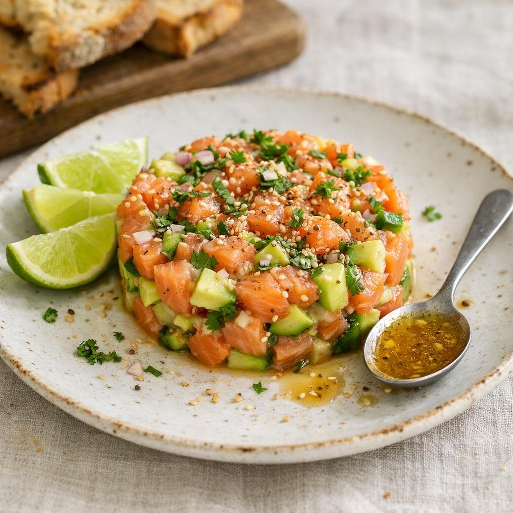 Tartare saumon Massamam