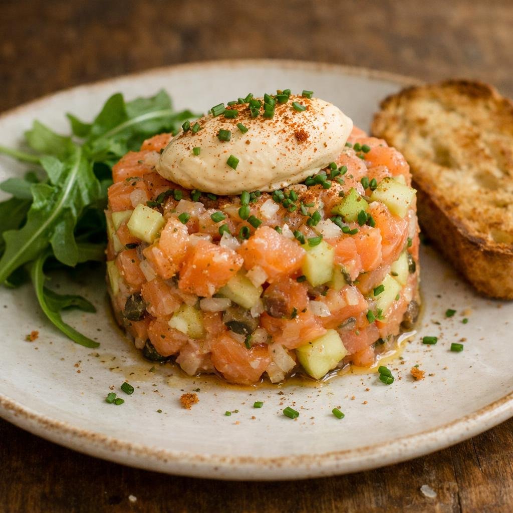 tartare saumon fumé