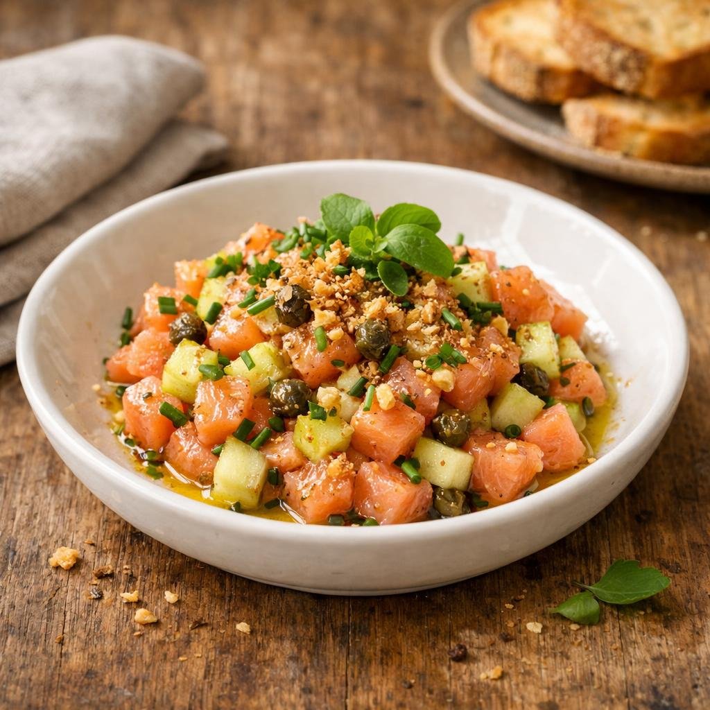 Tartare de saumon
