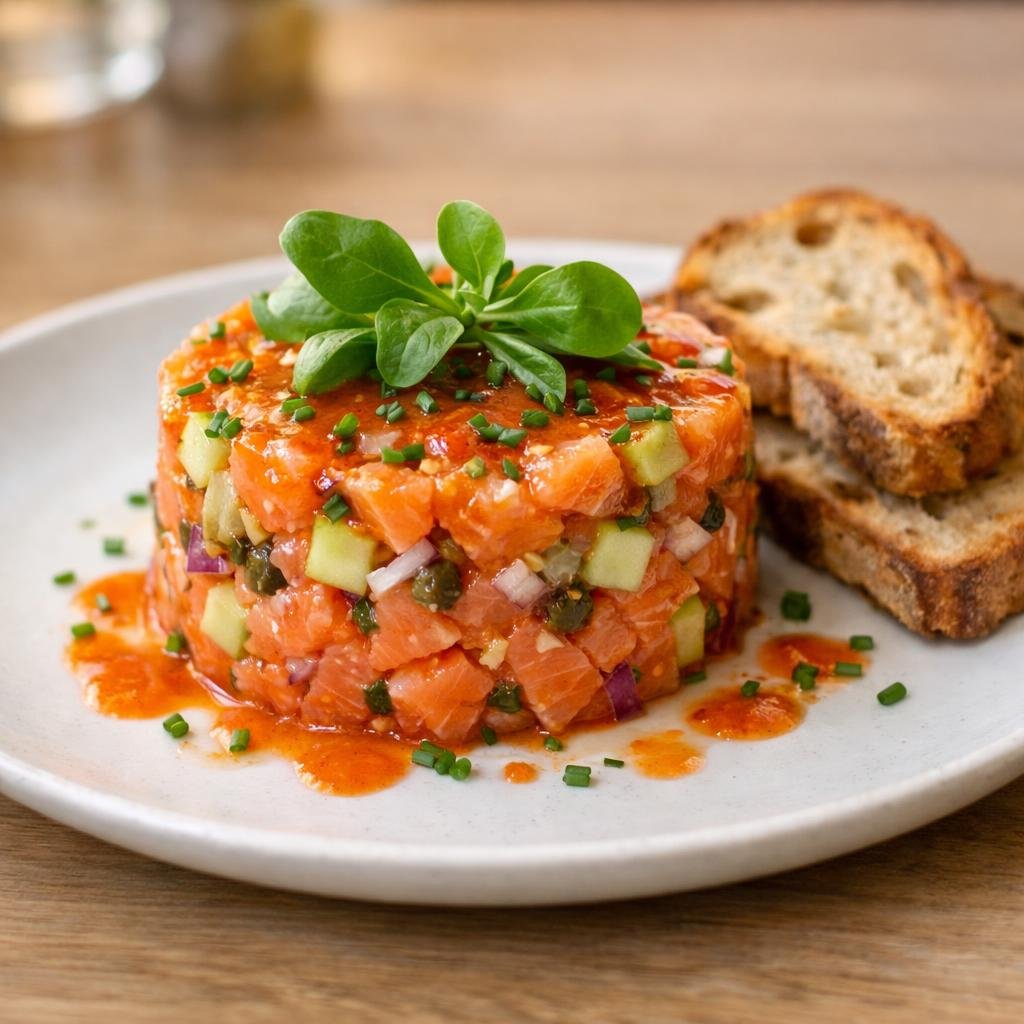 Tartare de saumon torride