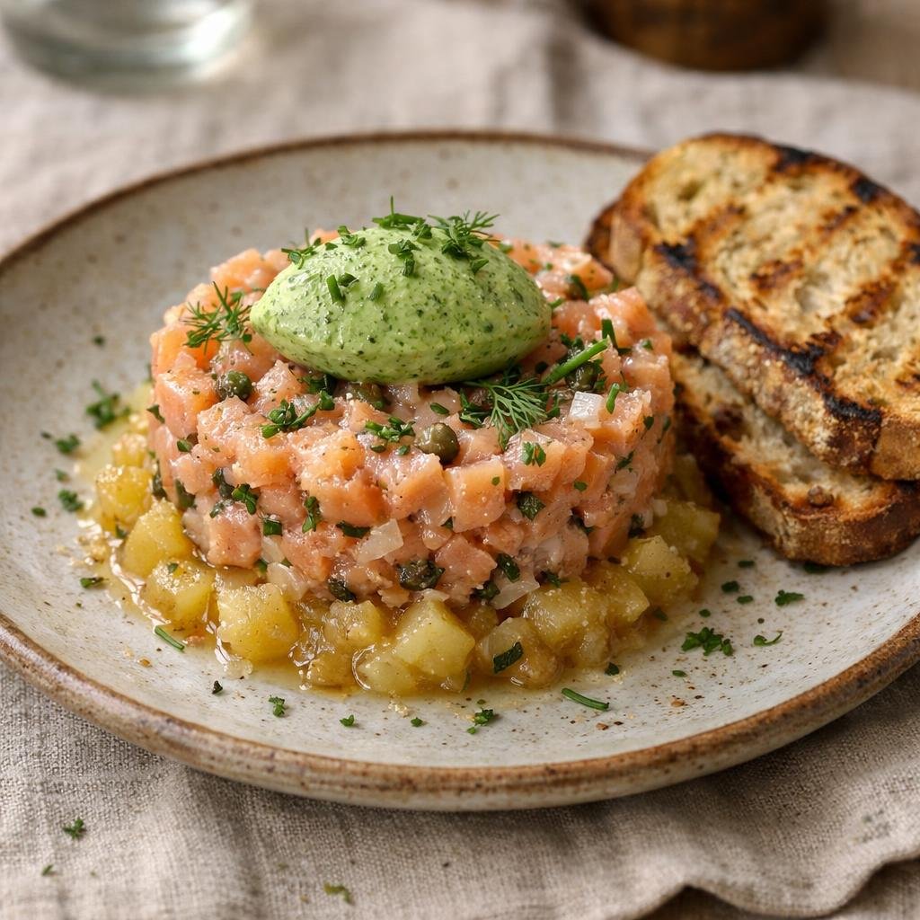 tartare de truite