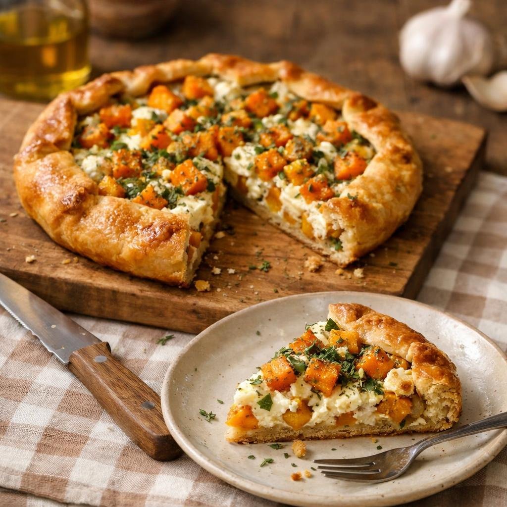 tarte butternut combava