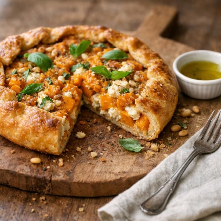 Tarte butternut ricotta