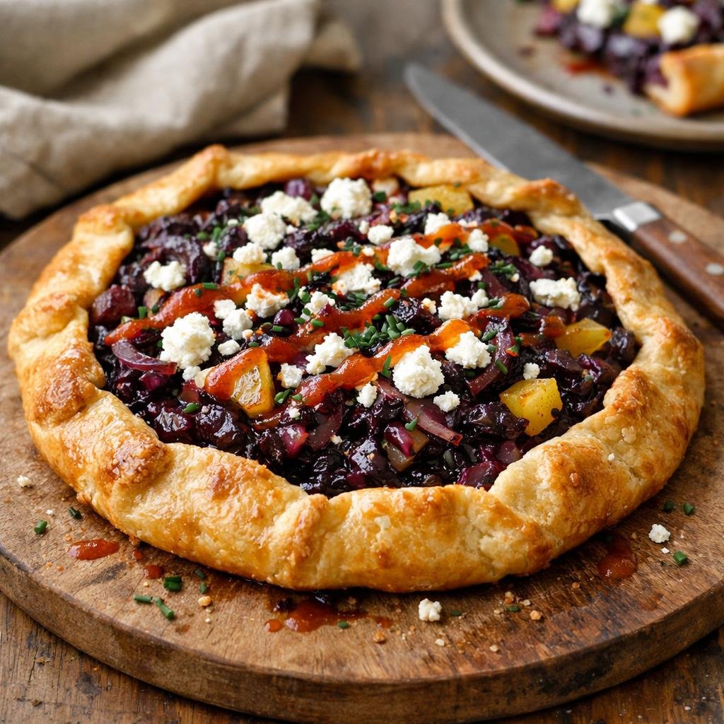 Tarte chou rouge
