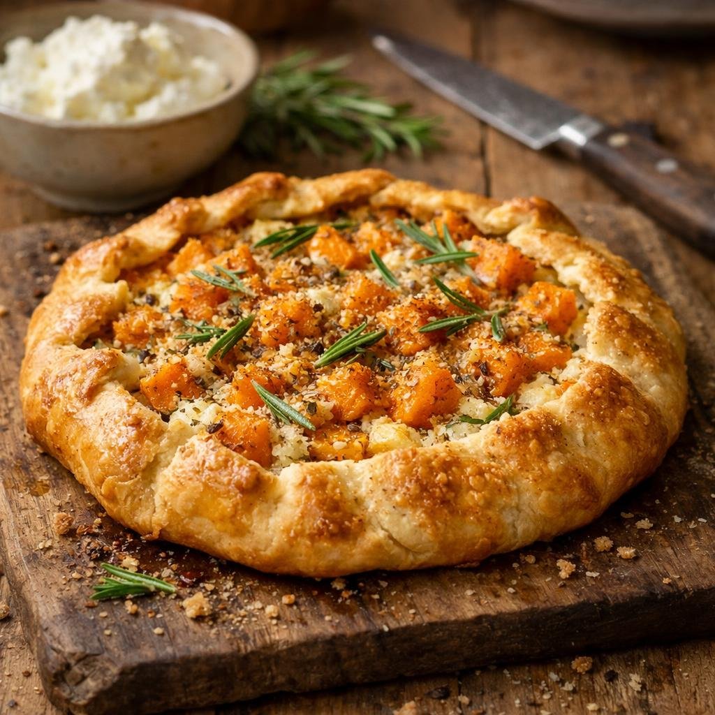 tarte courge ricotta