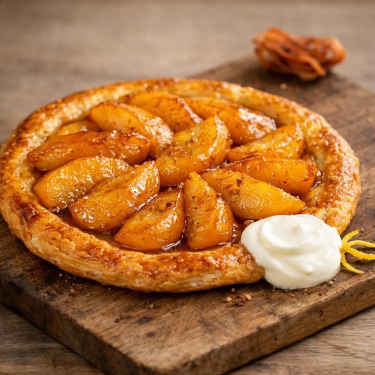 tarte fine coings macis