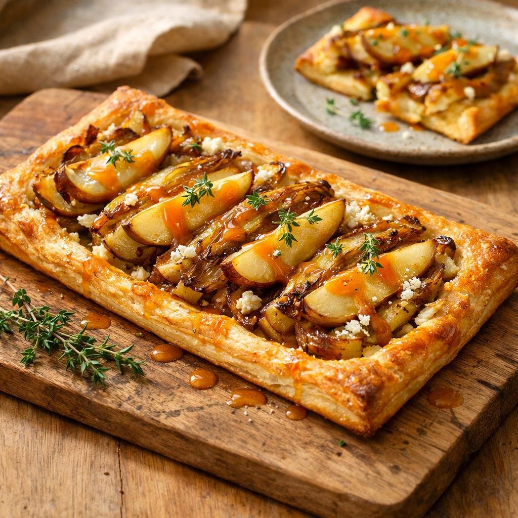 Tarte fine aux endives