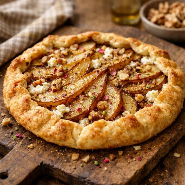 Tarte poires chèvre Pan Massala