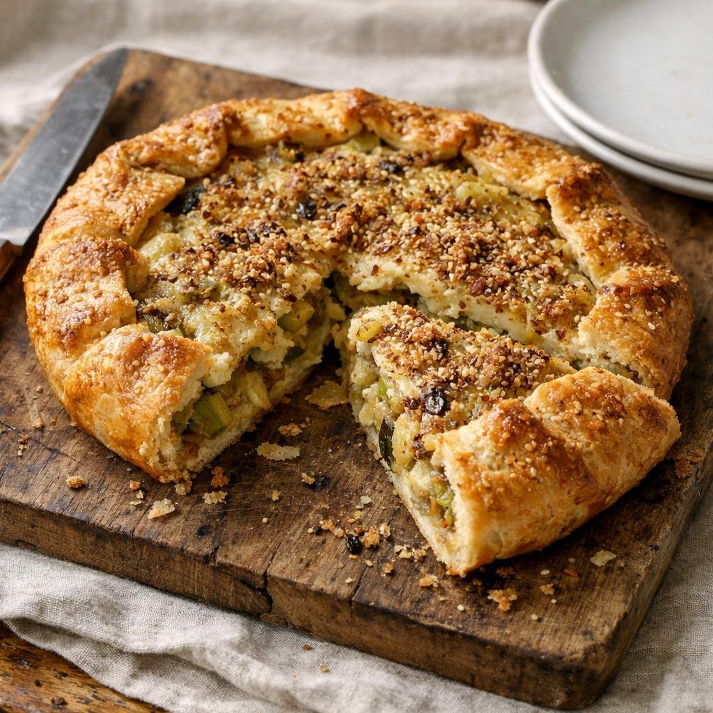 tarte rustique au gomasio