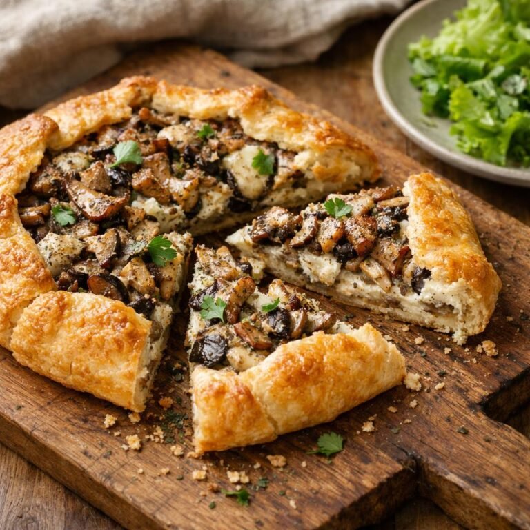 Tarte aux champignons
