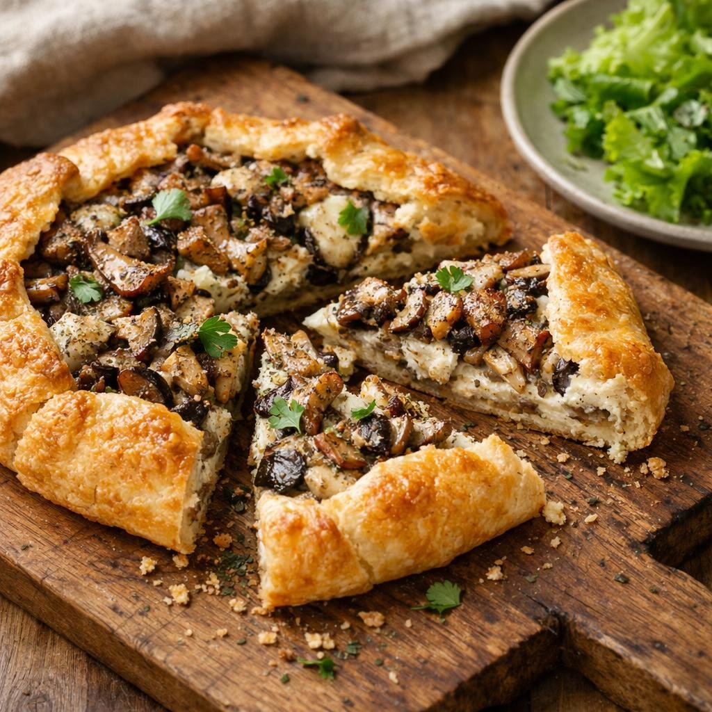 Tarte aux champignons