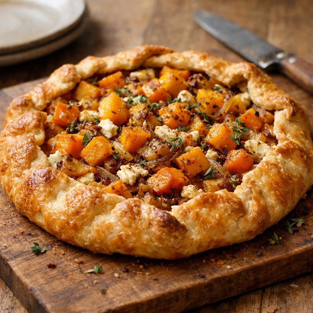 Tarte rustique butternut