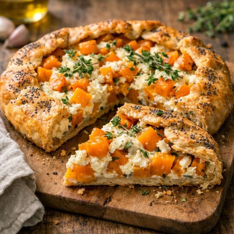 Tarte rustique butternut