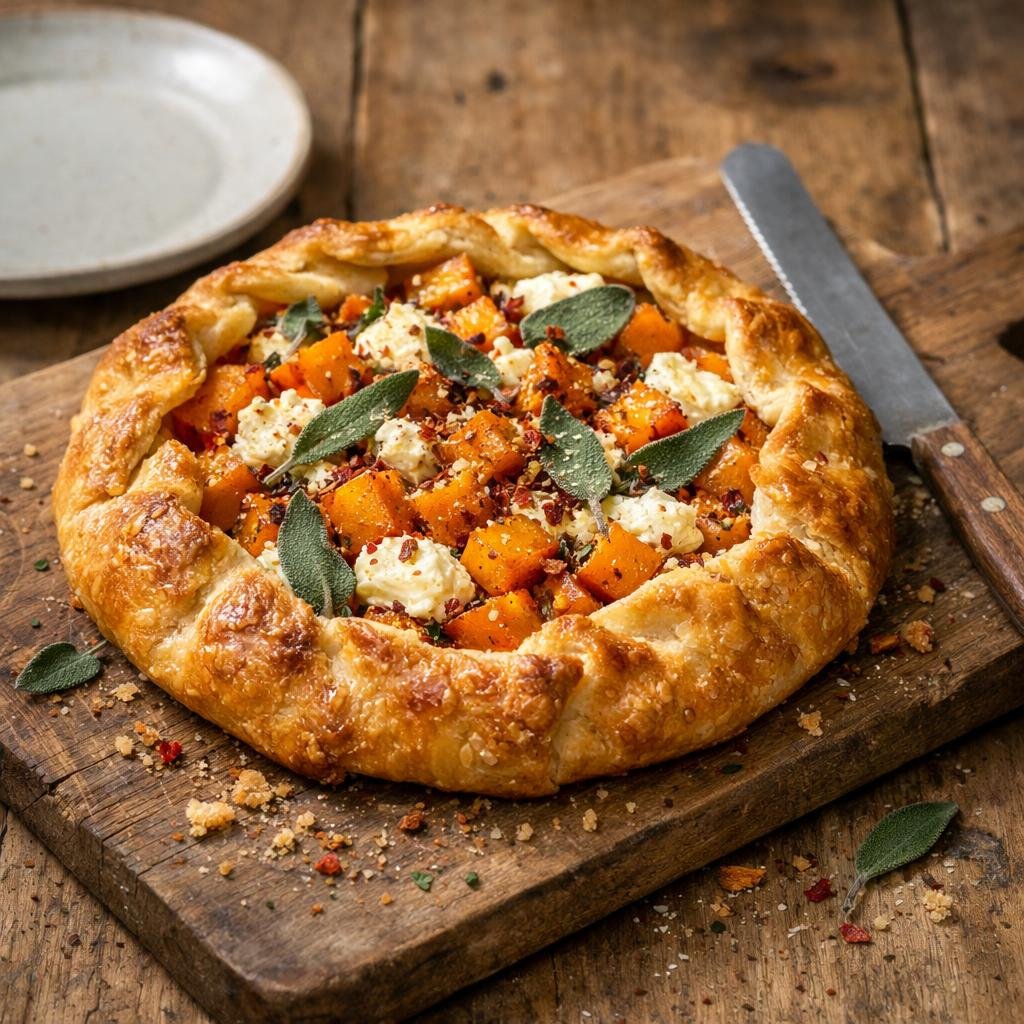 tarte rustique butternut