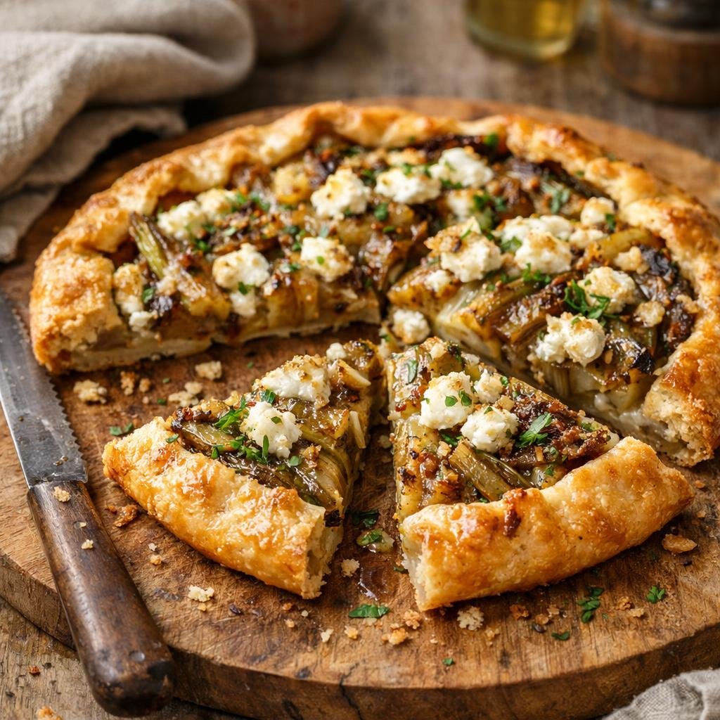 tarte rustique d’endives