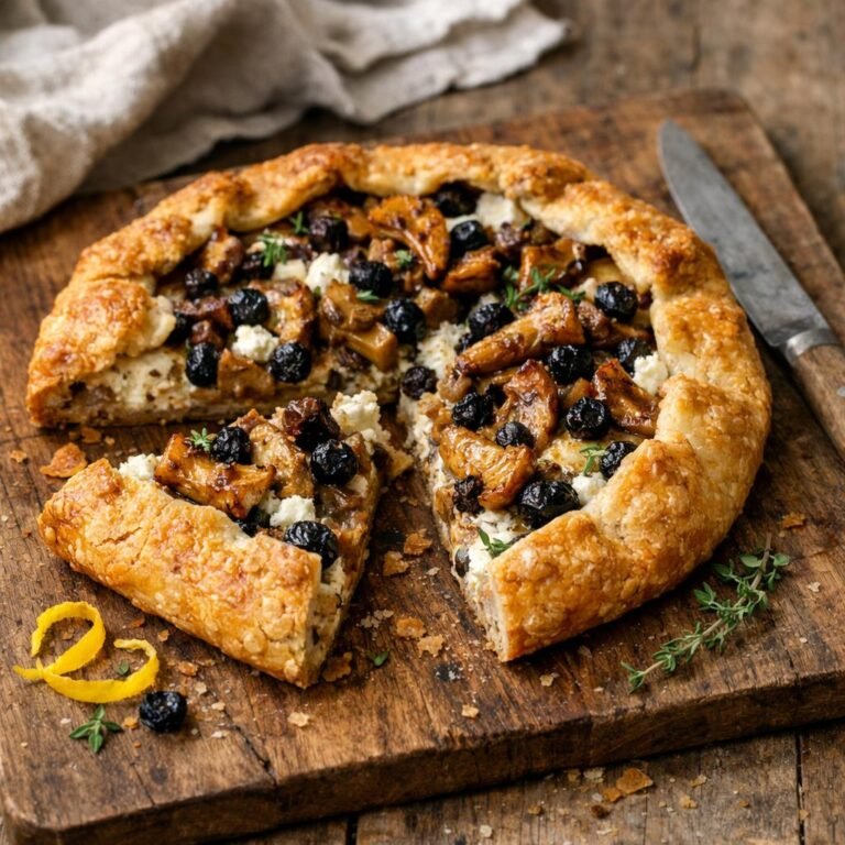 Tarte rustique myrtilles
