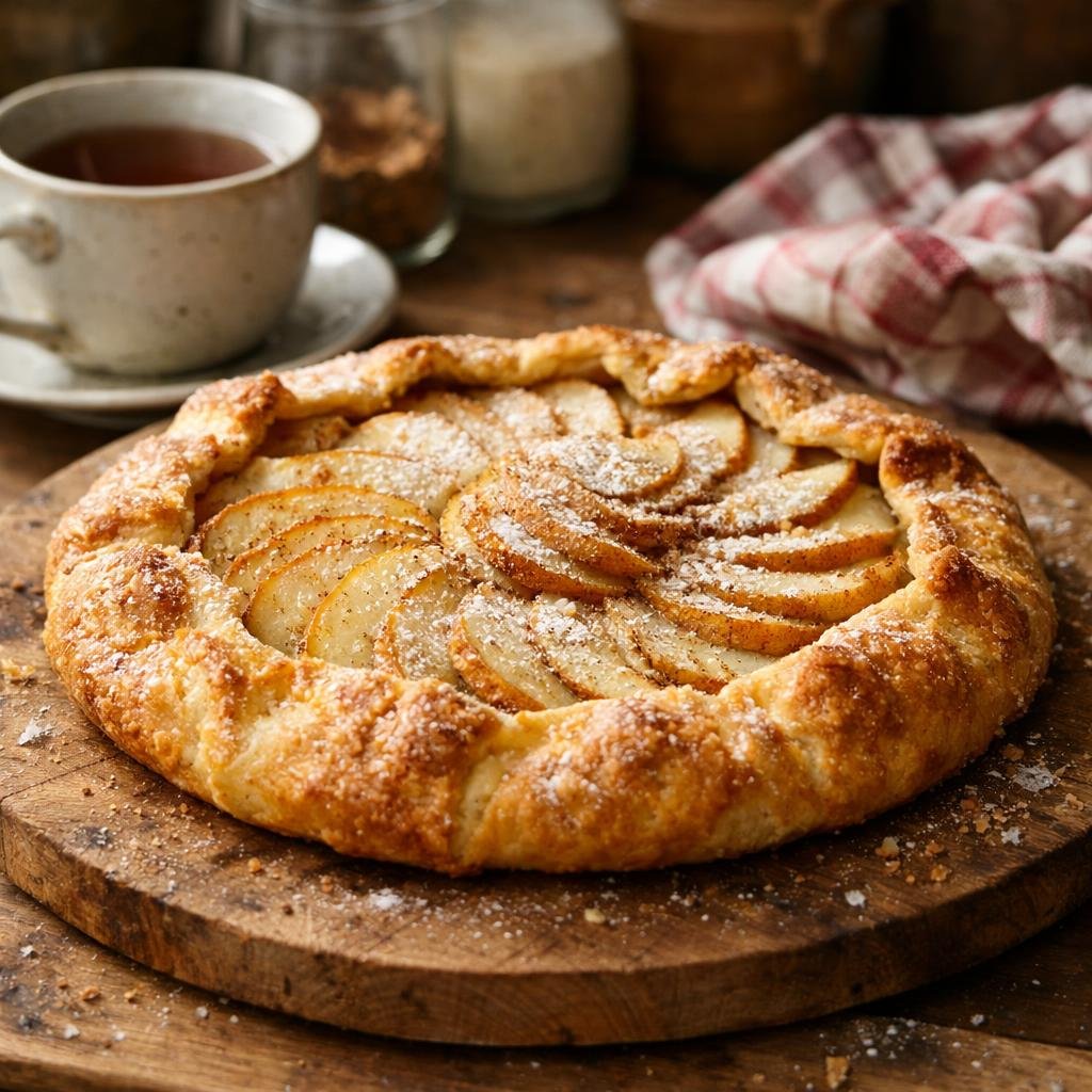 Tarte rustique poire baobab