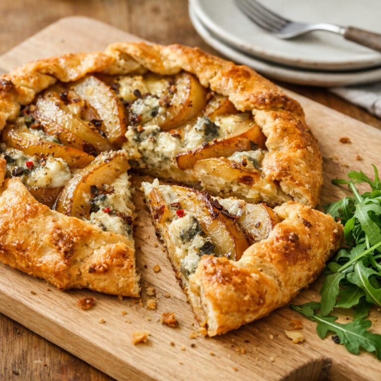 Tarte poire roquefort
