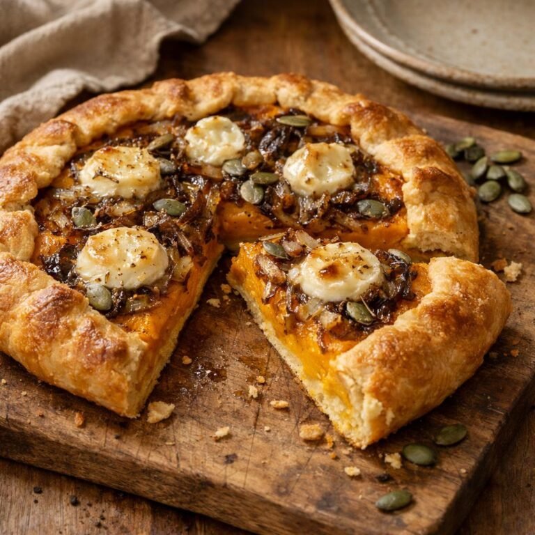 Tarte rustique potimarron