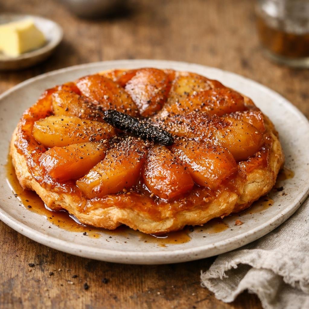 Tarte Tatin poivre choco