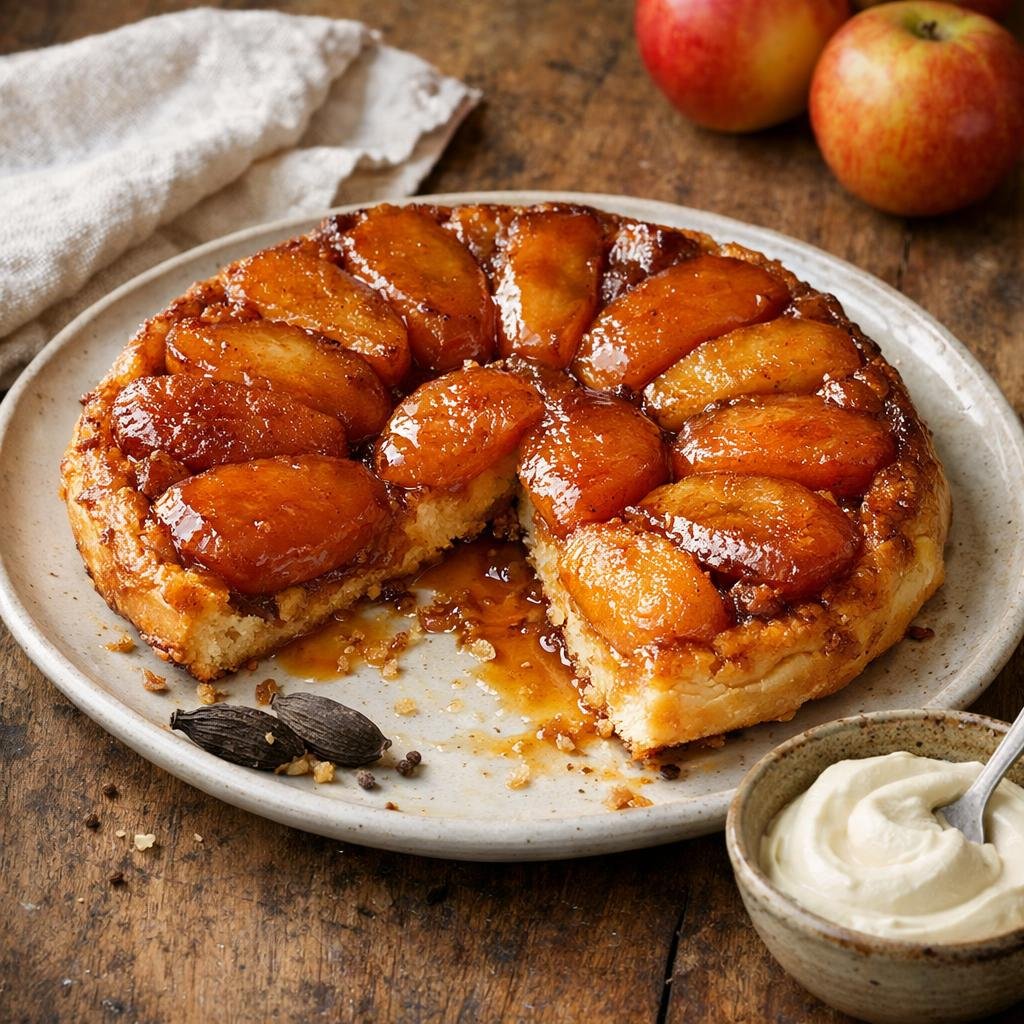 tarte tatin cardamome noire