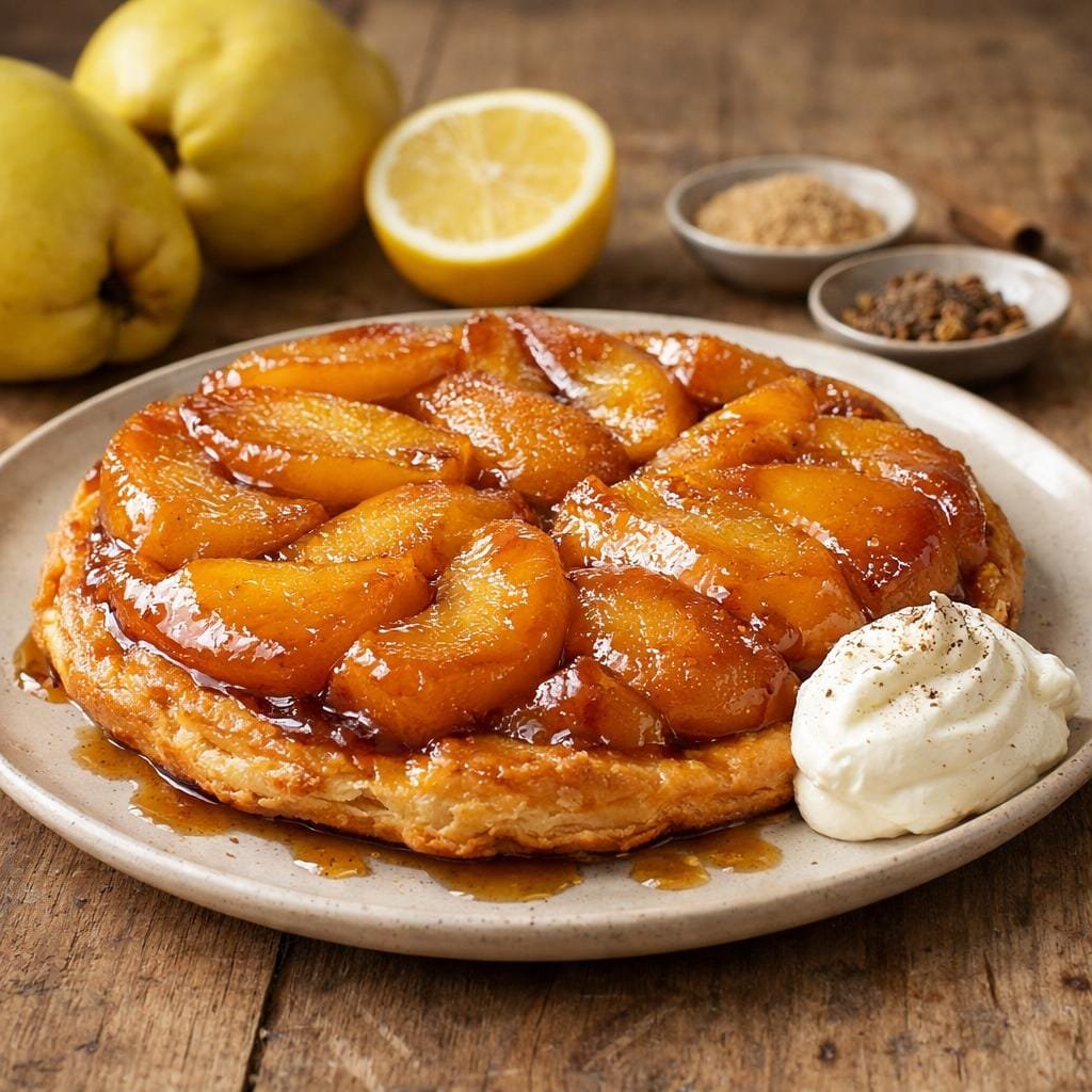 tarte tatin de coings