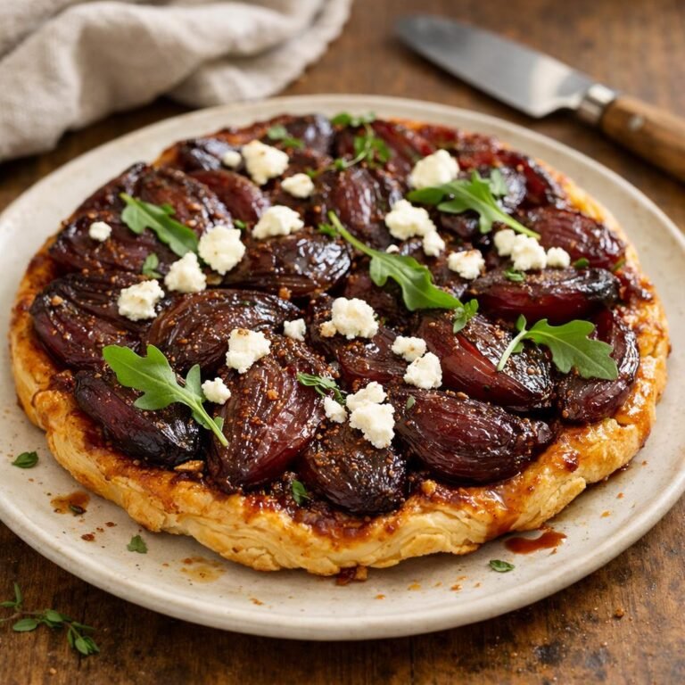 Tarte Tatin d'oignons Baharat