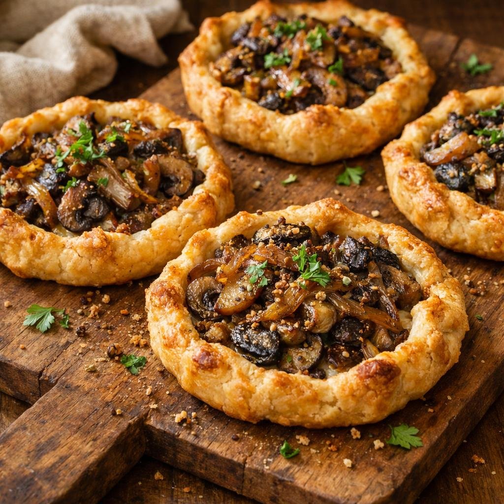 tartelettes aux champignons