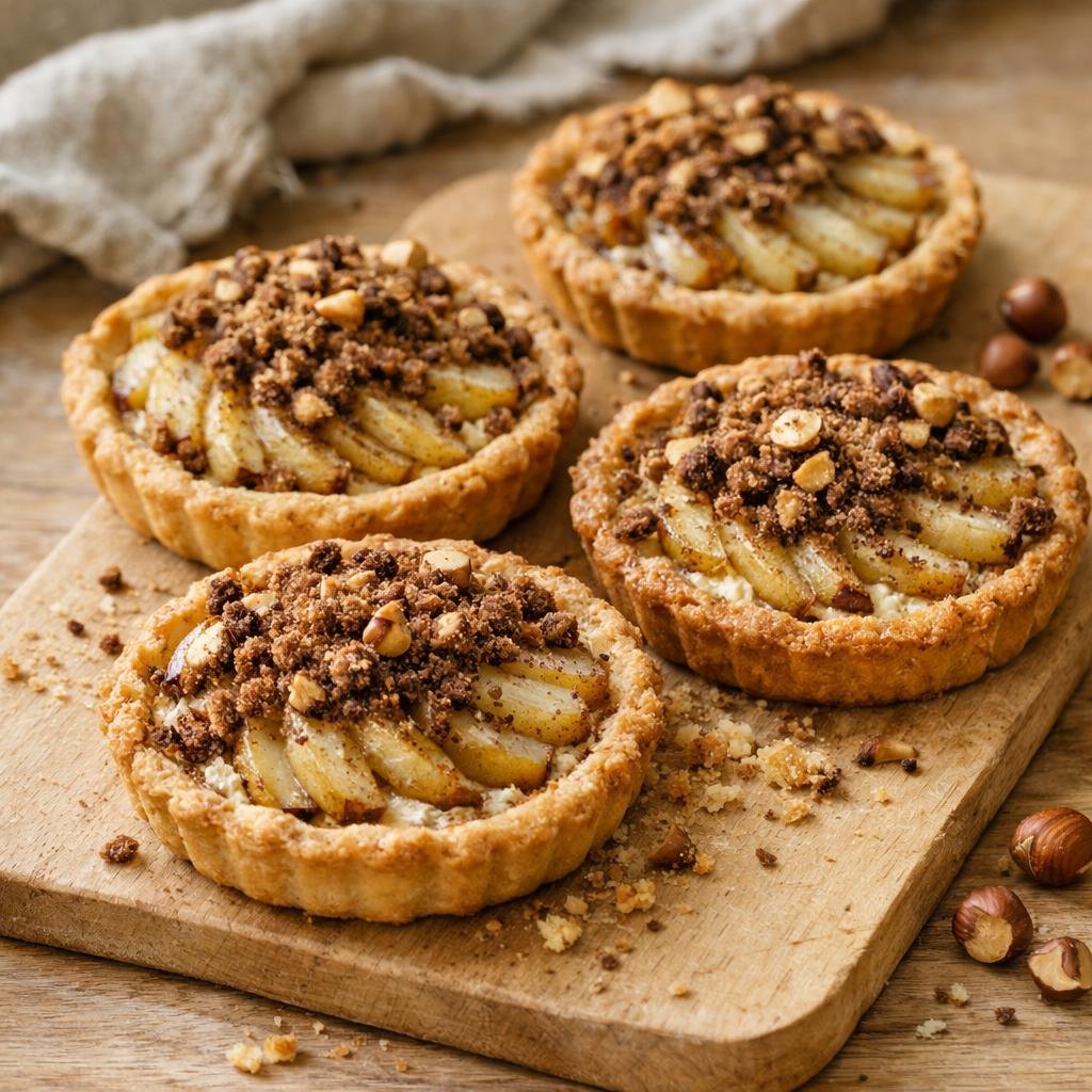 tartelettes poire ricotta