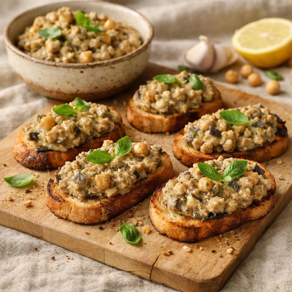 Tartinade pois chiches