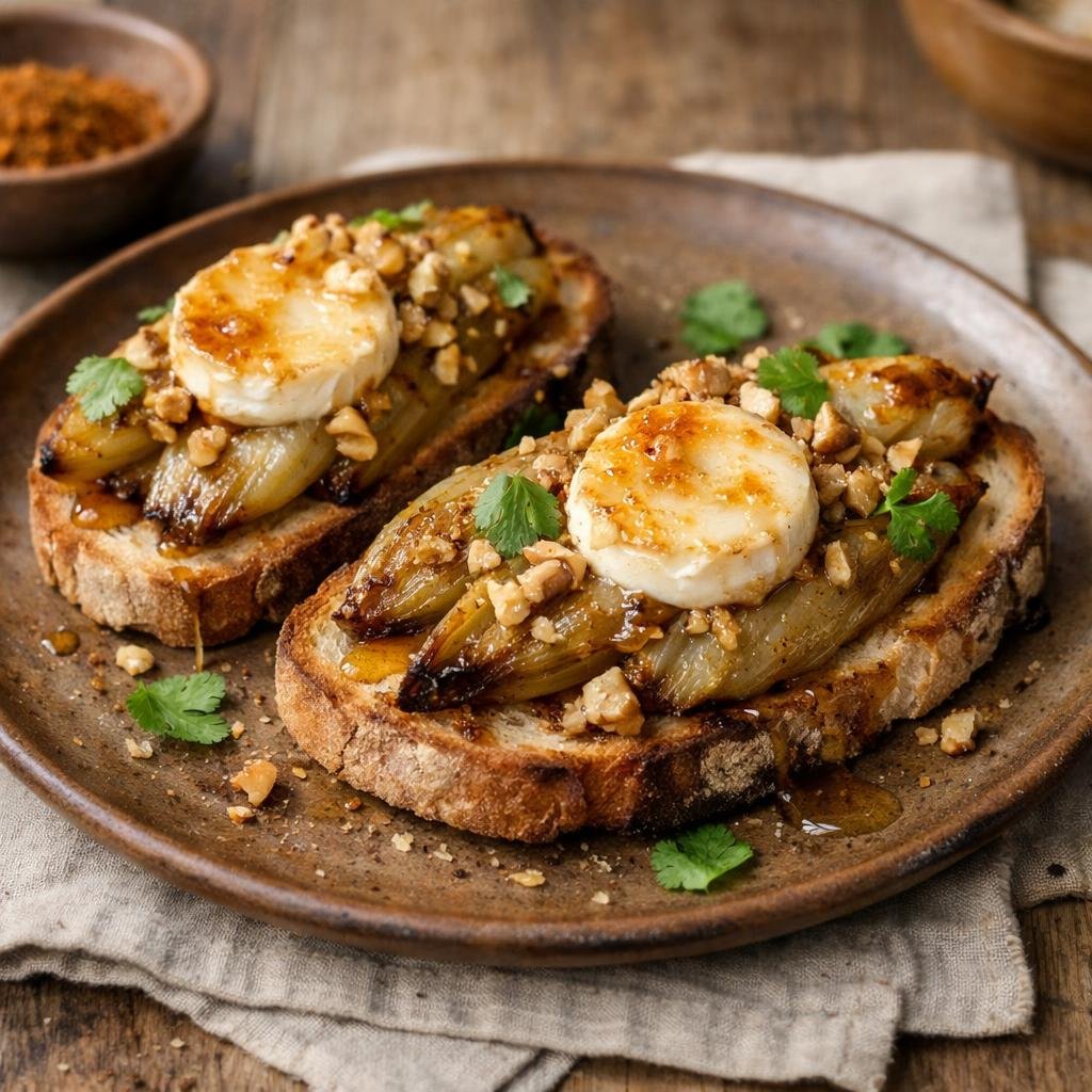 Tartine endives massalé