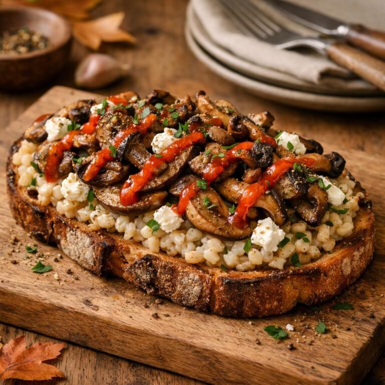 Tartine d'orge perlé