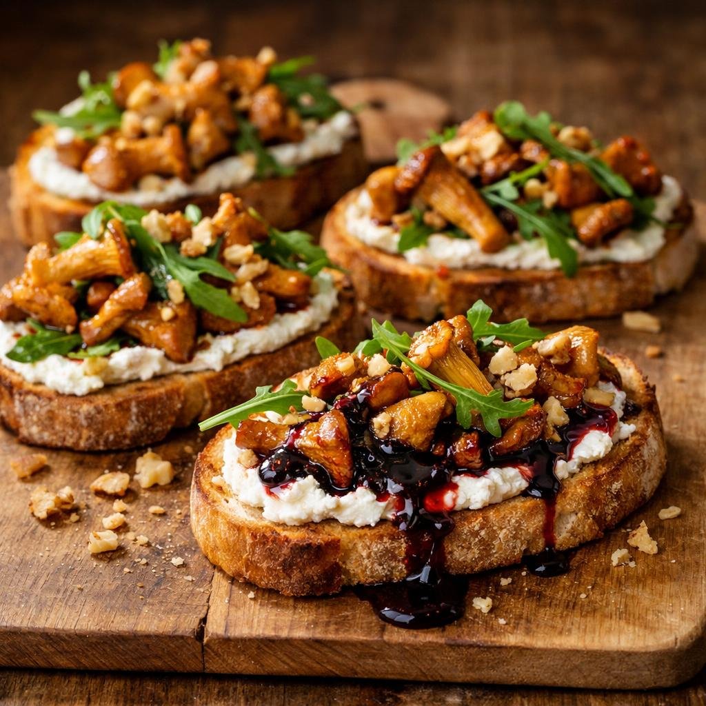 Tartine forestière piquante