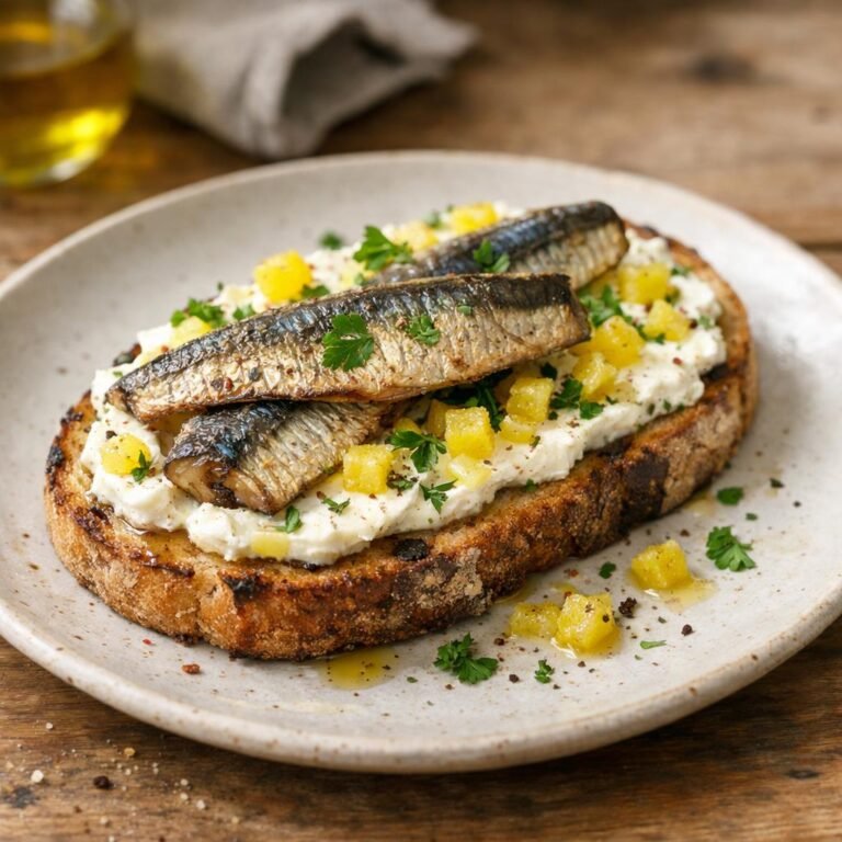 Tartine sardines citron confit