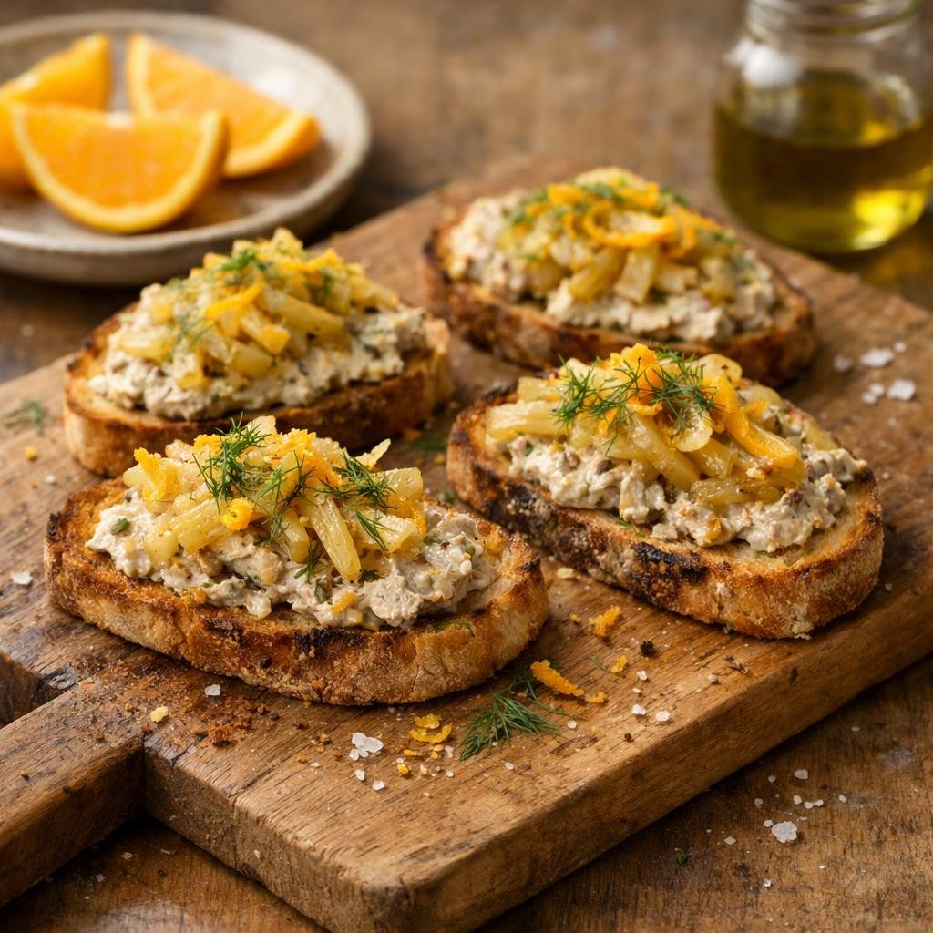Tartines de sardines