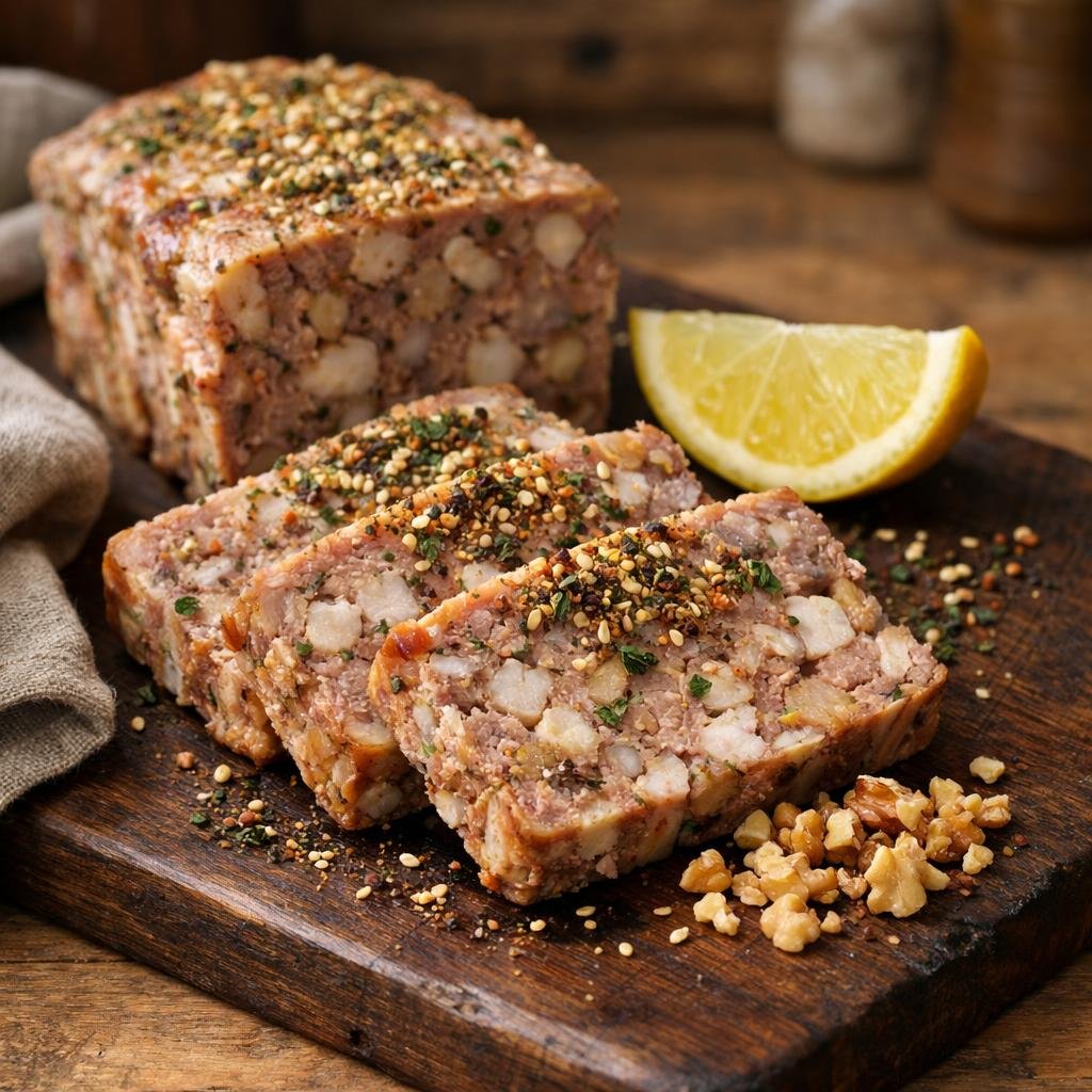 terrine de lapin noix